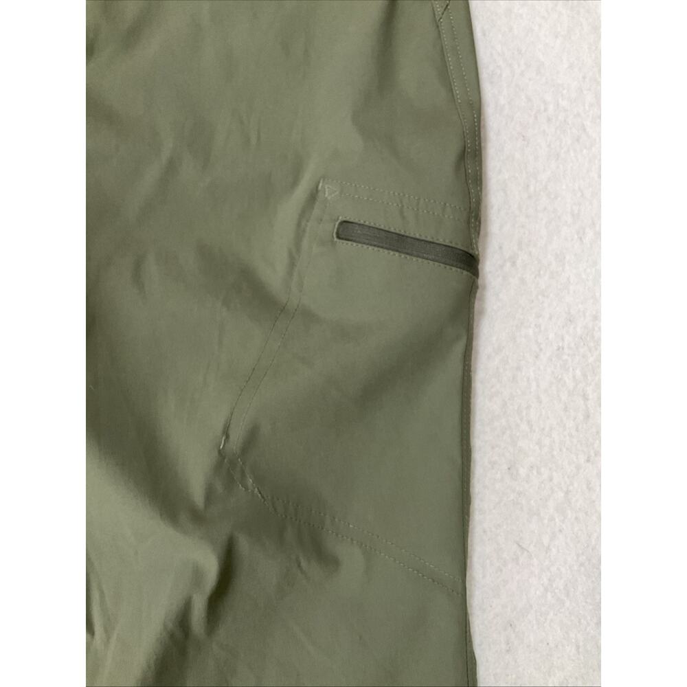 Eddie Bauer Guide Pro Pants Womens 12 Olive Green Hiking Stretch Cargo Excellent - Picture 3 of 14